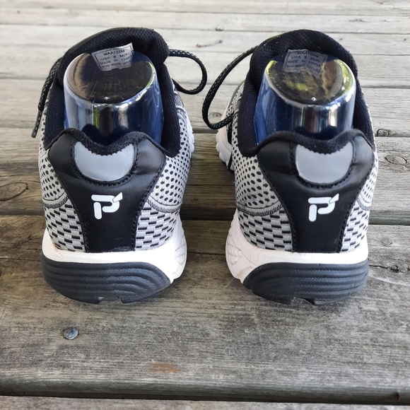 Propet One Walking Active  Black/Silver Therapeutic Comfort Shoes WAA103M Size 9 - Picture 9 of 15
